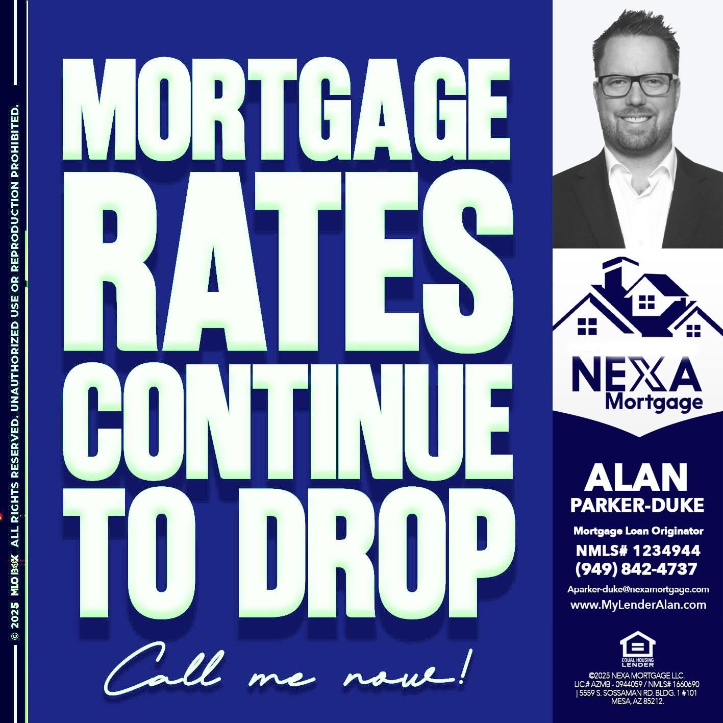 MORTGAGE RATES - Alan Parker-Duke -Mortgage Broker
