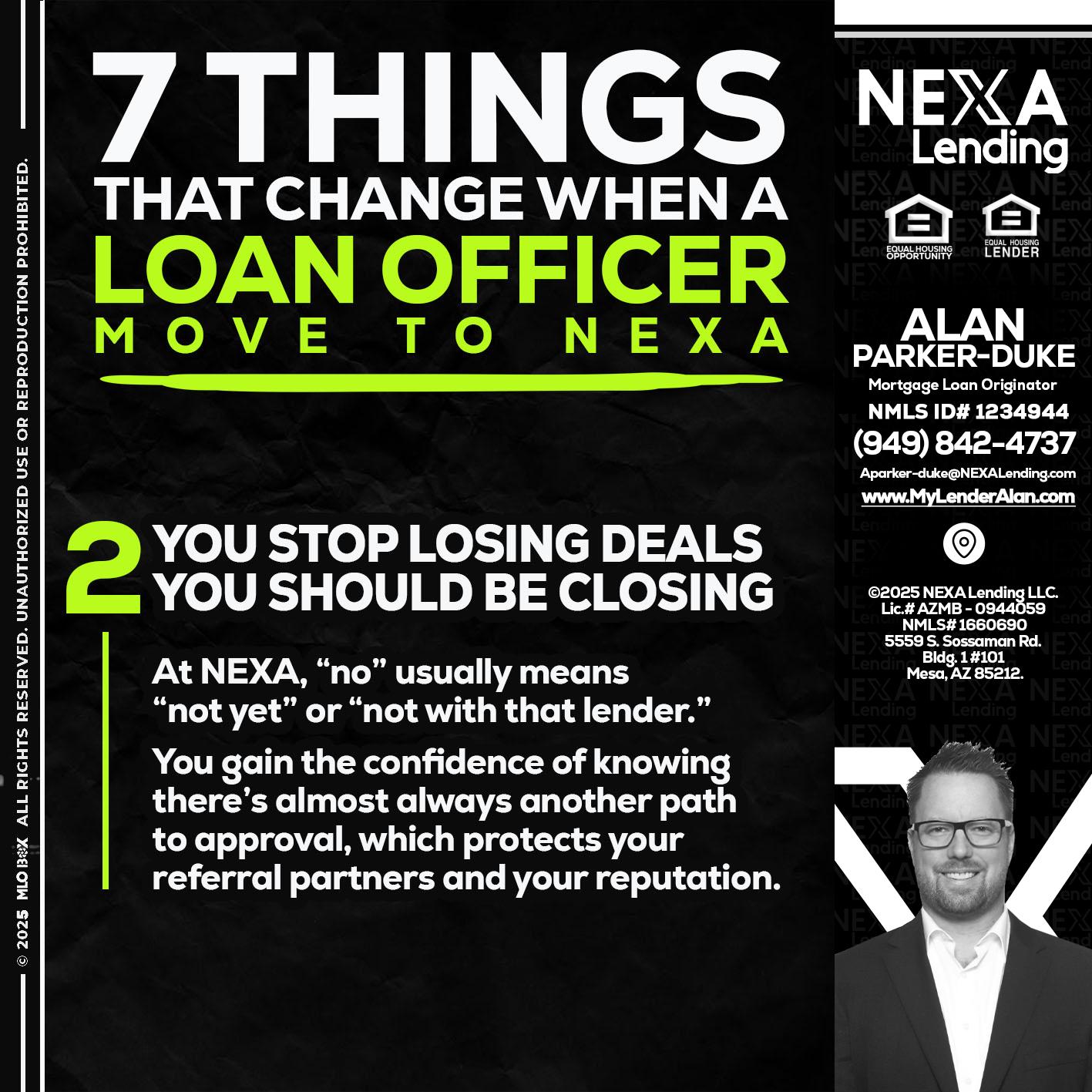 7 THINGS (2) - Alan Parker-Duke -Mortgage Broker