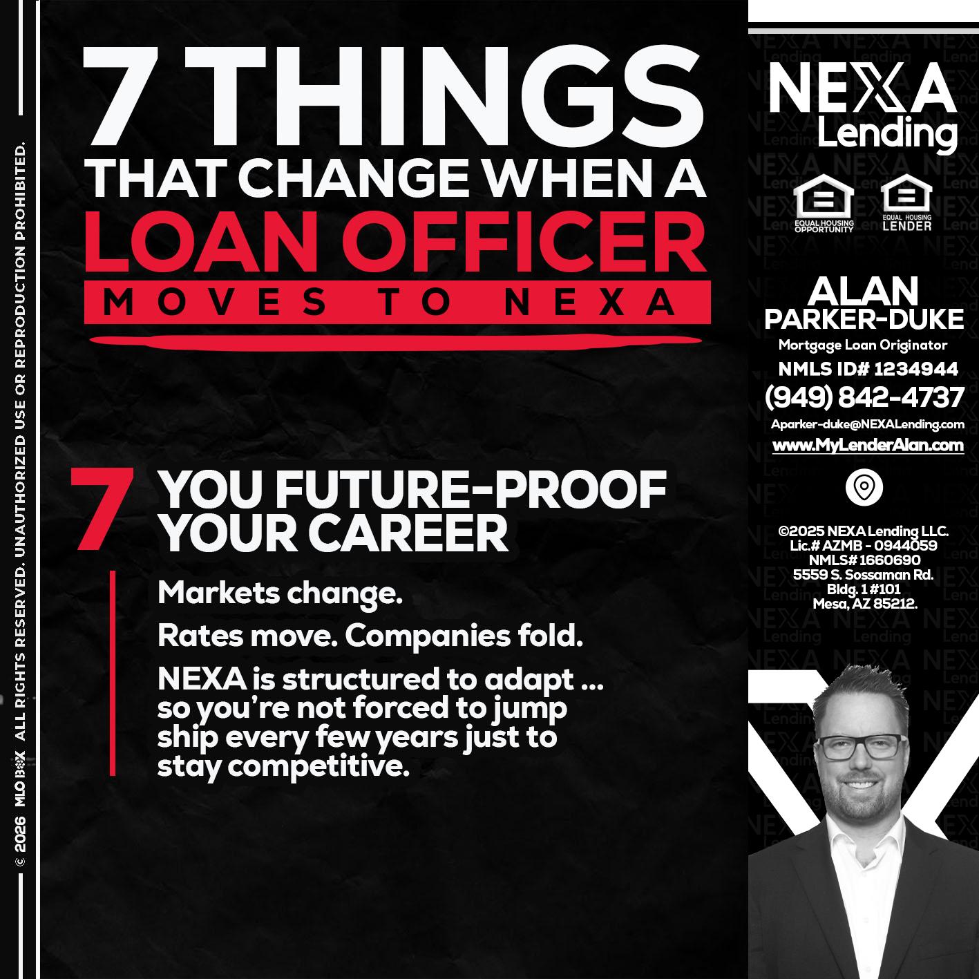 7 THINGS (7) - Alan Parker-Duke -Mortgage Broker