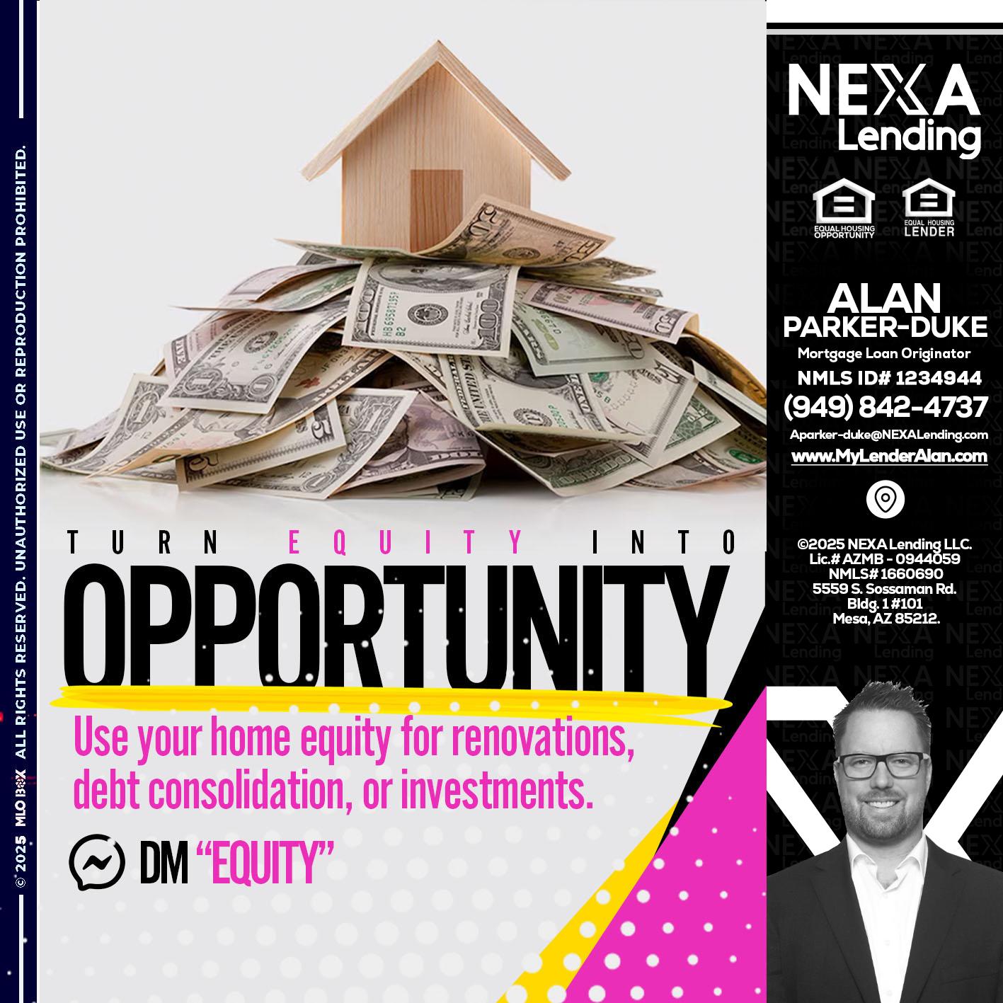 opportunity - Alan Parker-Duke -Mortgage Broker