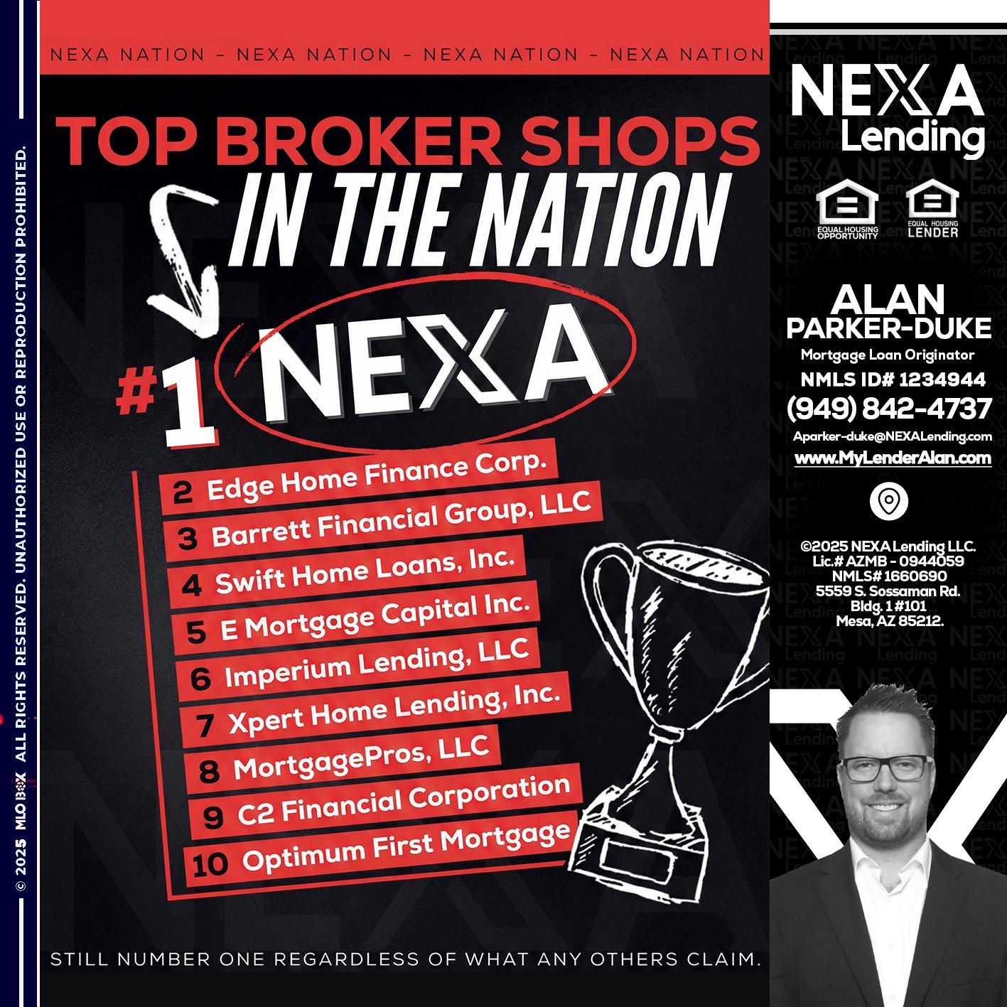 top broker - Alan Parker-Duke -Mortgage Broker