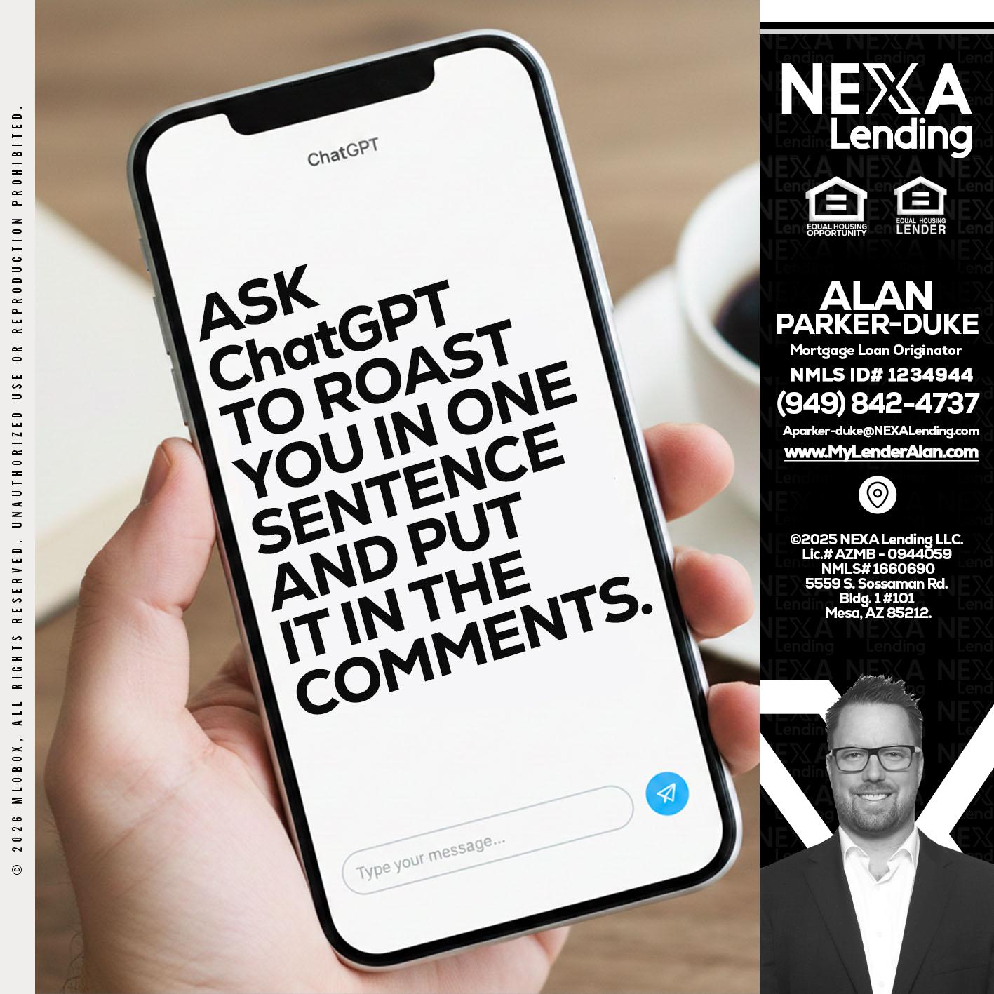 ask chatgpt - Alan Parker-Duke -Mortgage Broker