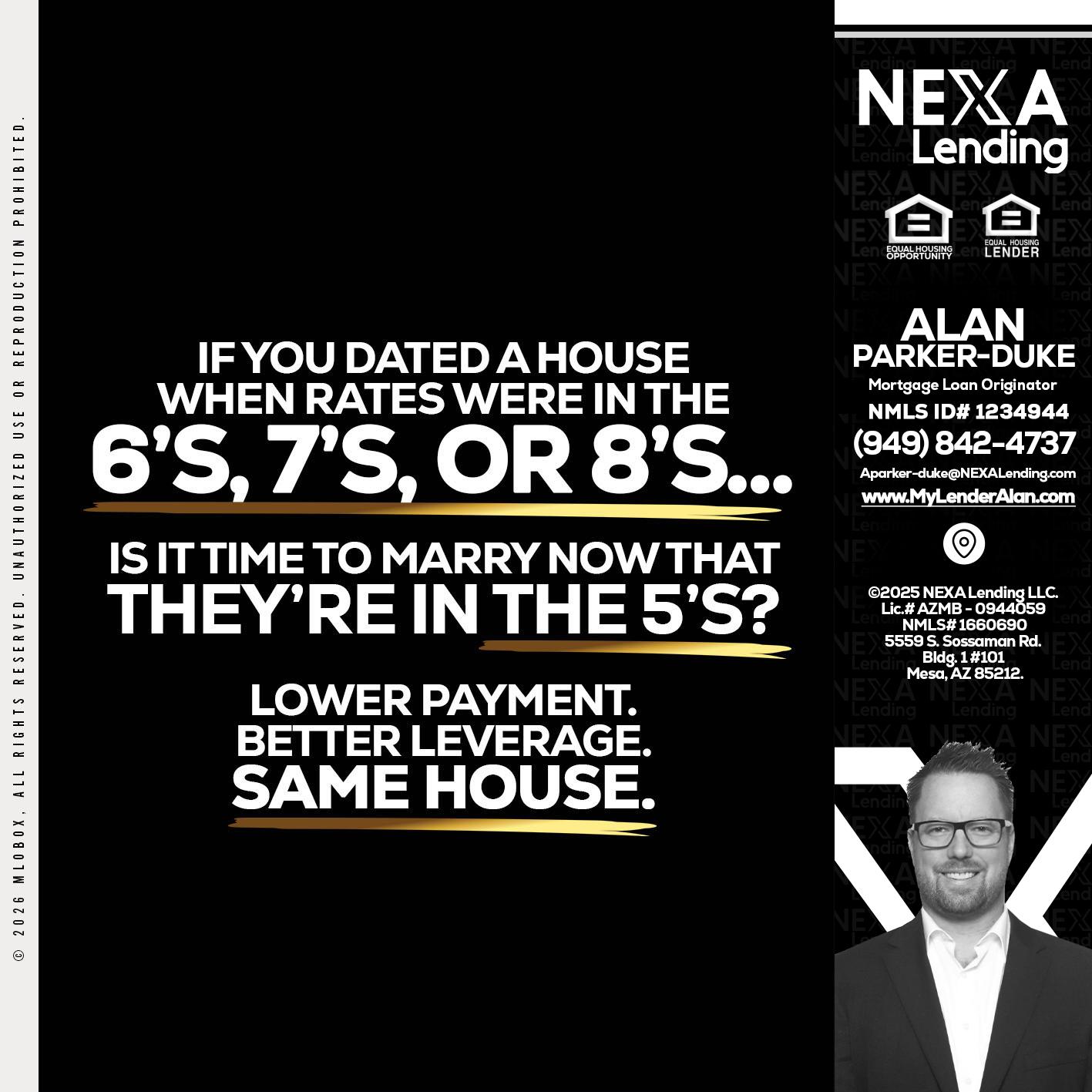 if you dated a house - Alan Parker-Duke -Mortgage Broker
