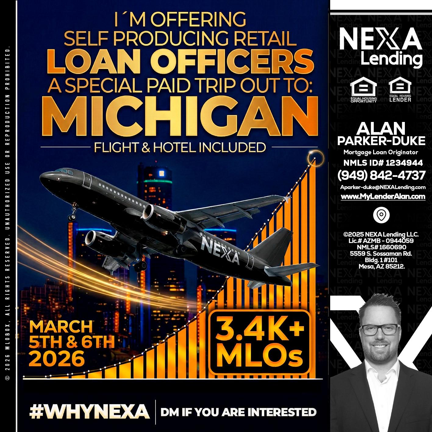 MICHIGAN - Alan Parker-Duke -Mortgage Broker