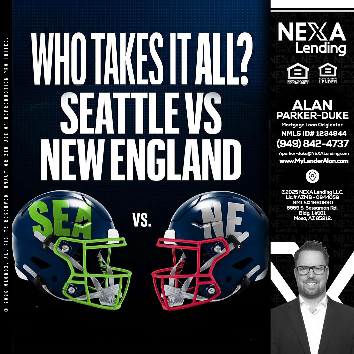 WHO TAKE IT ALL? - Alan Parker-Duke -Mortgage Broker