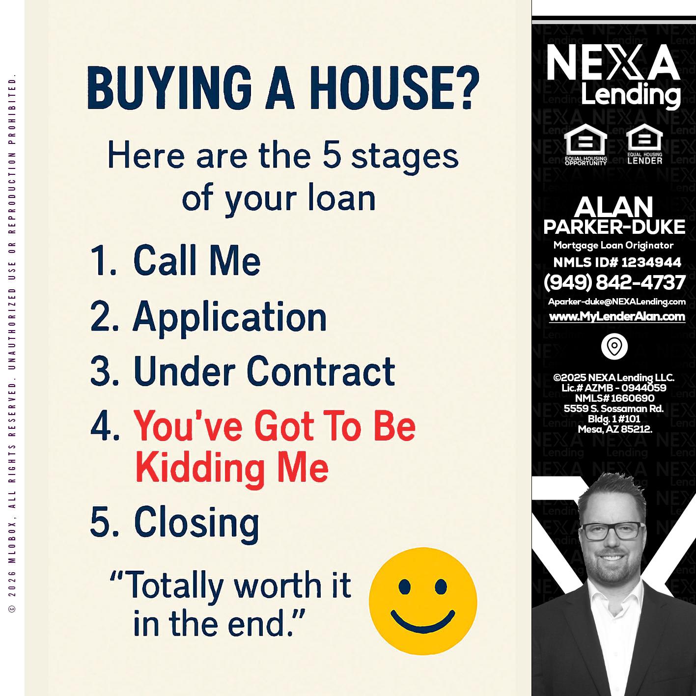 BUYING A HOUSE - Alan Parker-Duke -Mortgage Broker