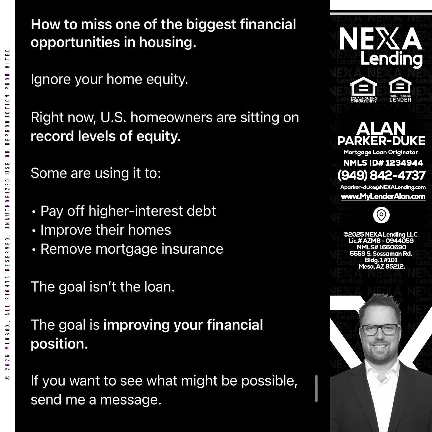 how to miss - Alan Parker-Duke -Mortgage Broker