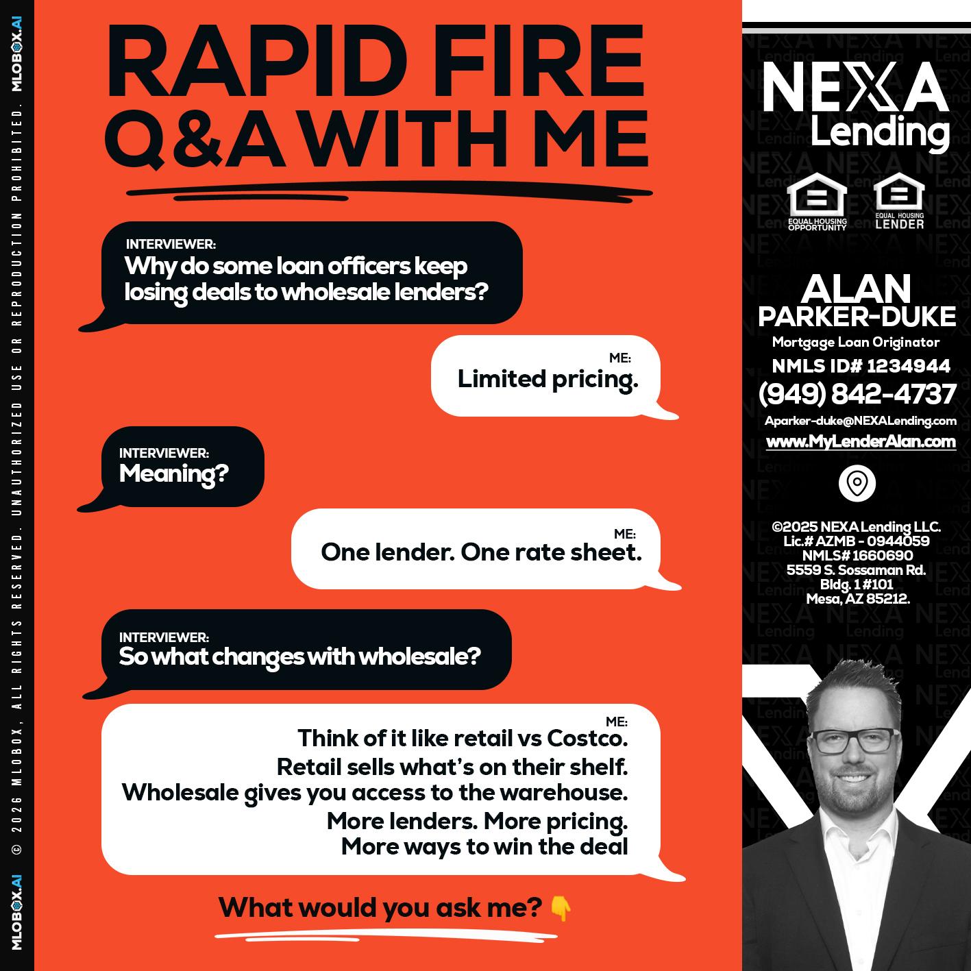 Q&A - Alan Parker-Duke -Mortgage Broker