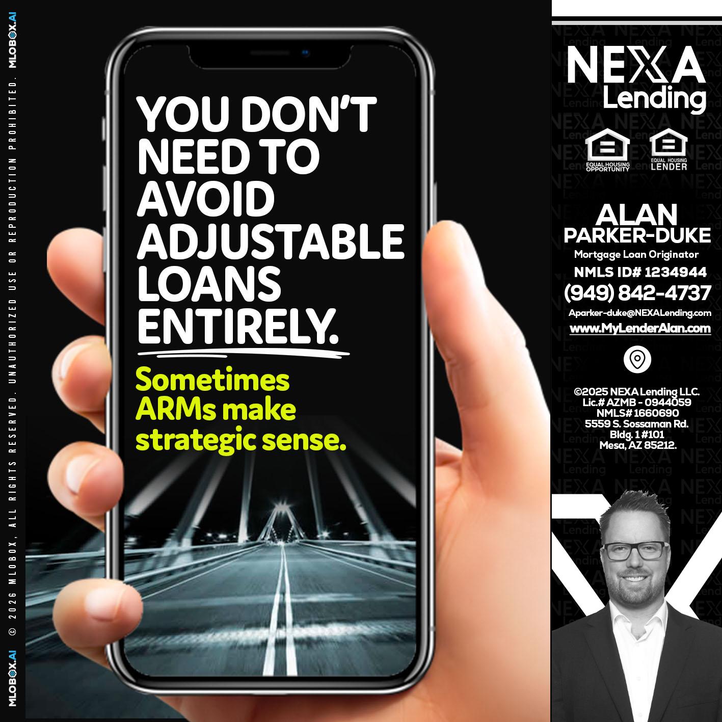 YOU DONT NEED - Alan Parker-Duke -Mortgage Broker