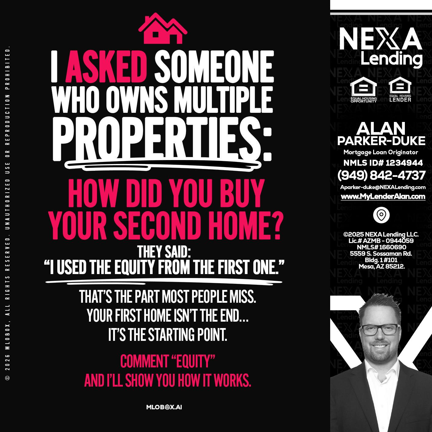 I ASKED SOMEONE - Alan Parker-Duke -Mortgage Broker