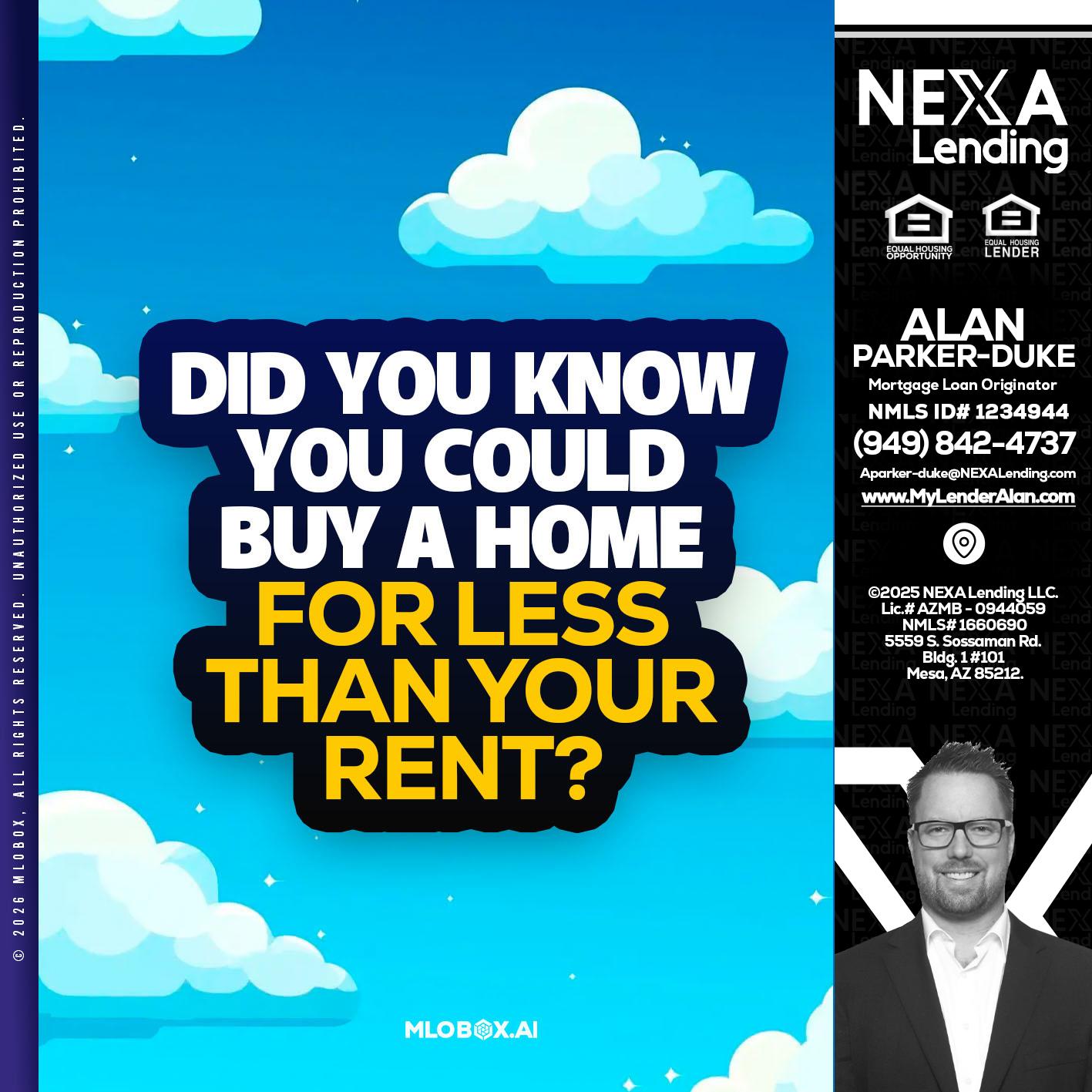 DID YOU KNOW - Alan Parker-Duke -Mortgage Broker