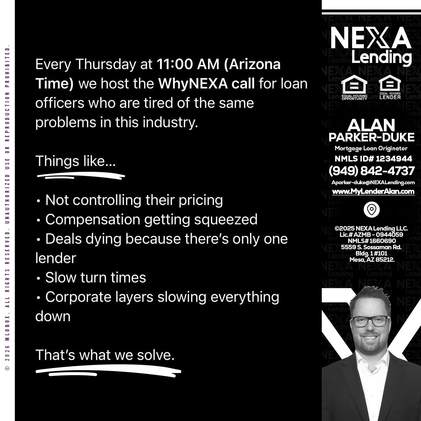 WHY NEXA - Alan Parker-Duke -Mortgage Broker