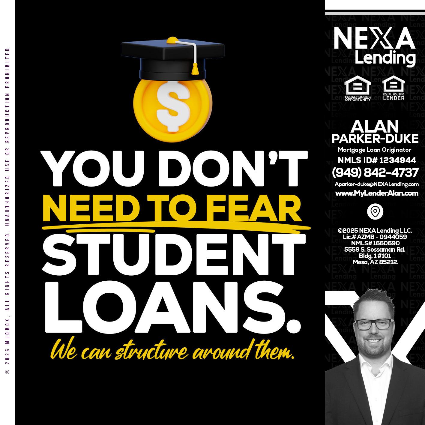YOU DONT NEED - Alan Parker-Duke -Mortgage Broker