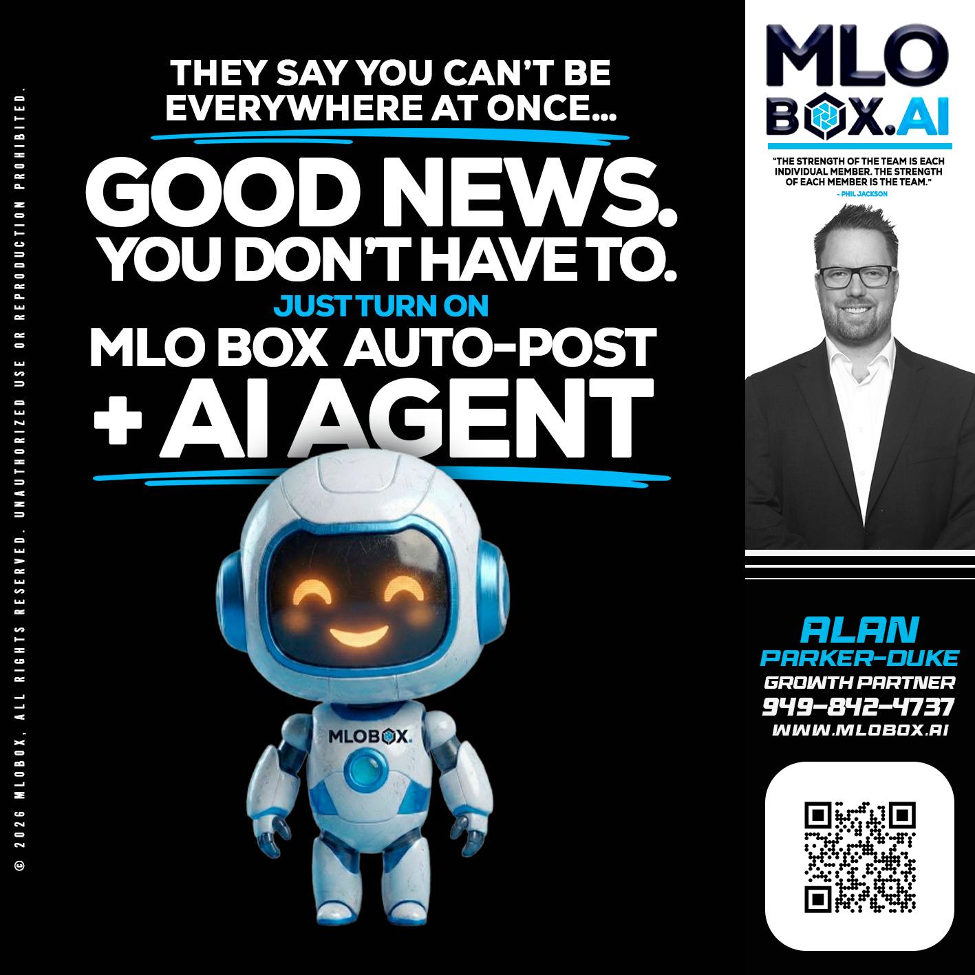 GOOD NEWS - Alan Parker-Duke -Mortgage Broker