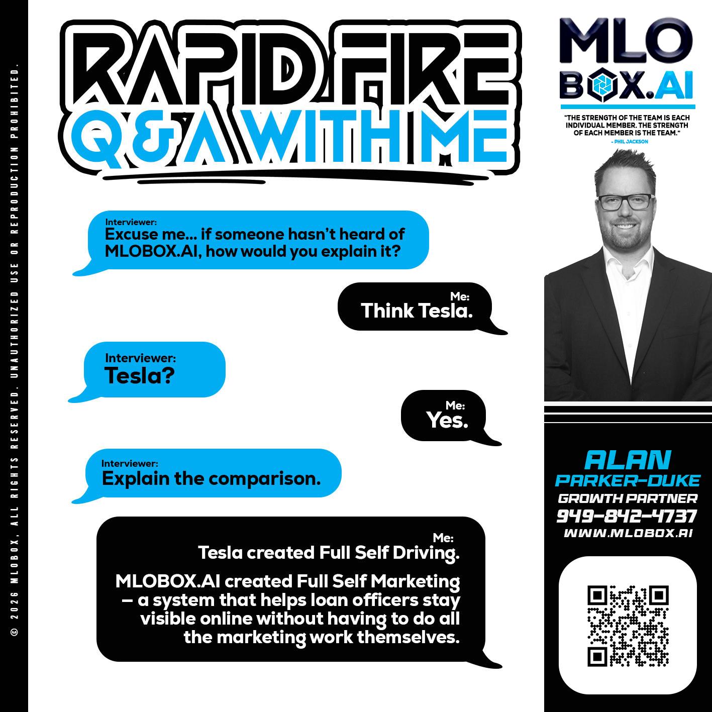 RAPID FIRE Q&A - Alan Parker-Duke -Mortgage Broker