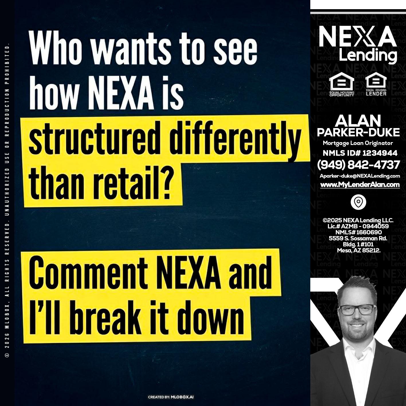 who want to see - Alan Parker-Duke -Mortgage Broker