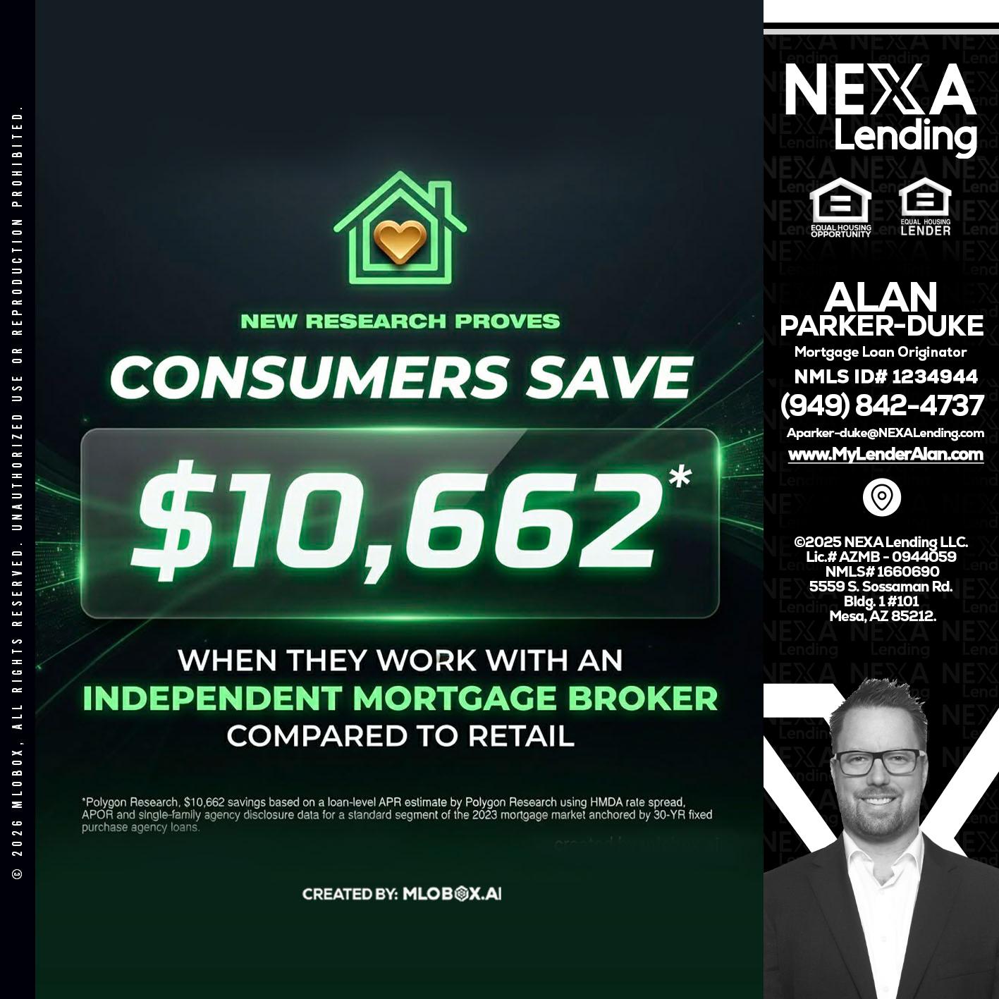 10,662 - Alan Parker-Duke -Mortgage Broker