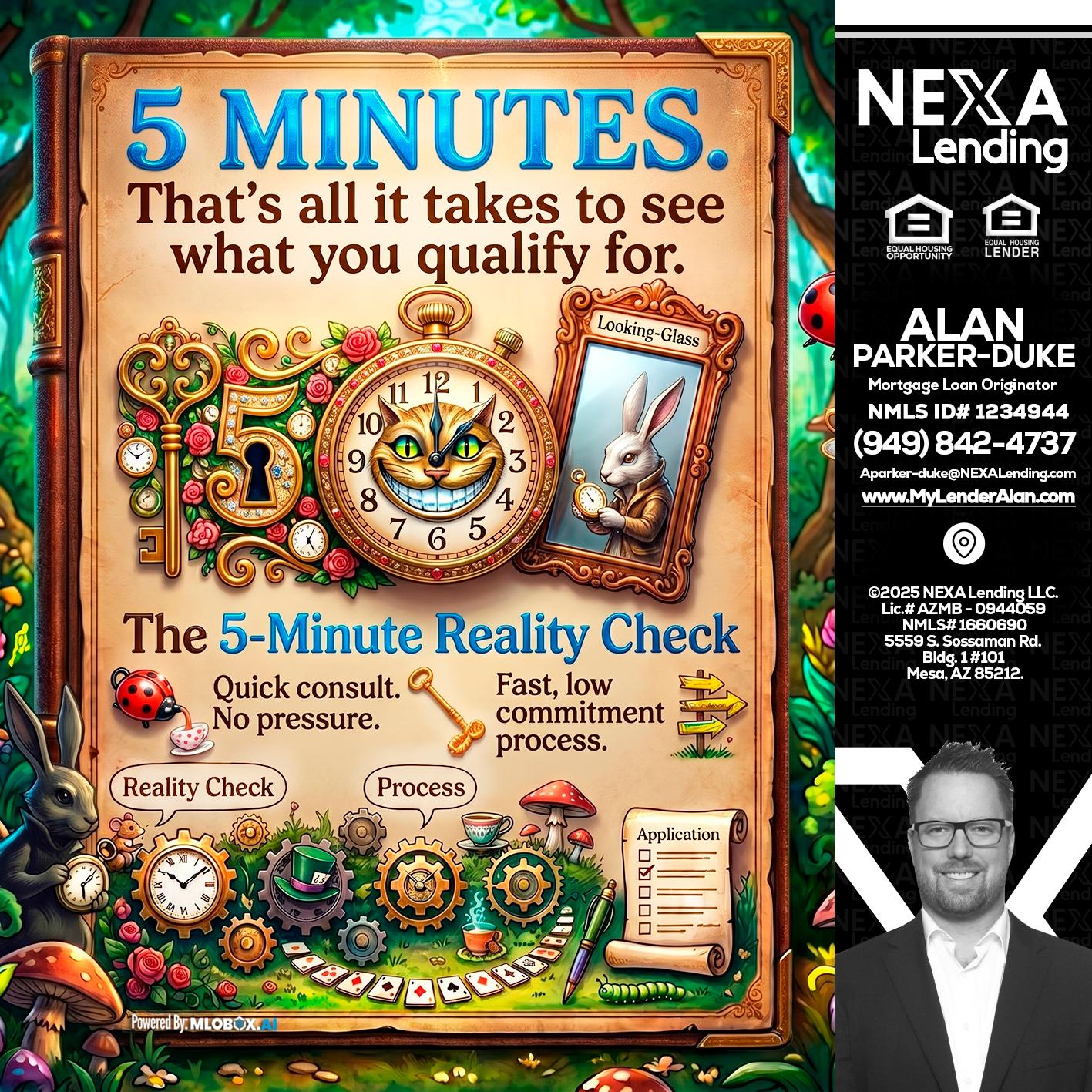 Reality Check! - Alan Parker-Duke -Mortgage Broker