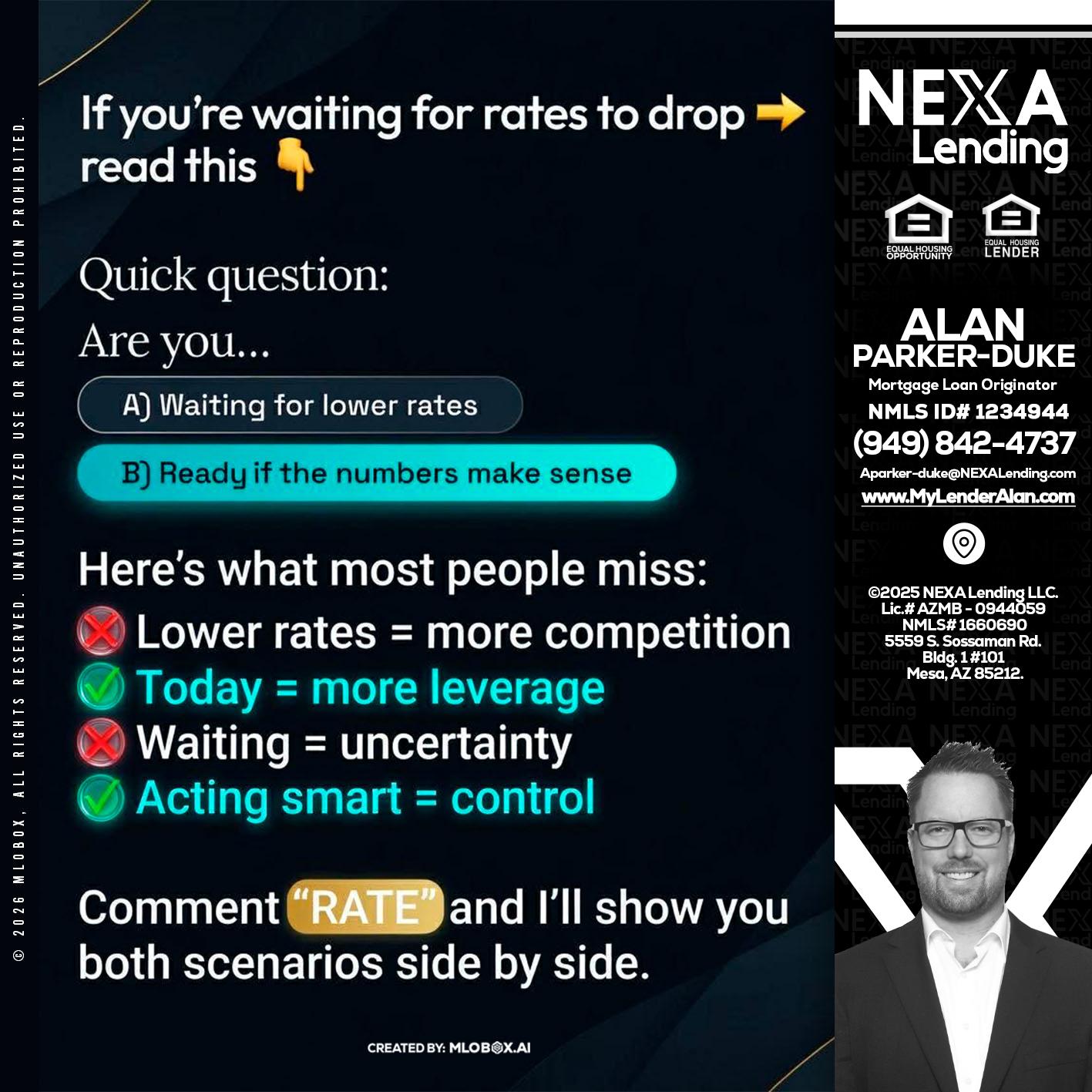 IF YOU ARE - Alan Parker-Duke -Mortgage Broker