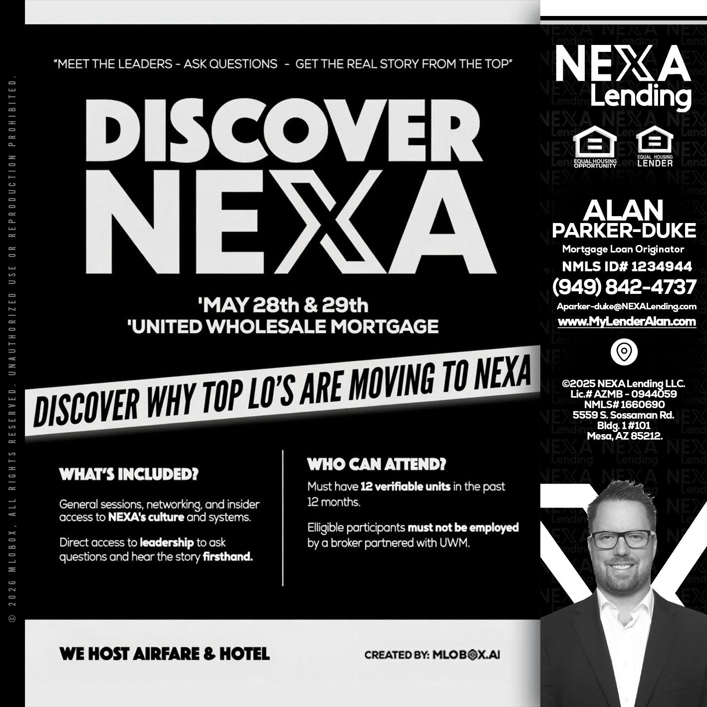 DISCOVER NEXA - Alan Parker-Duke -Mortgage Broker