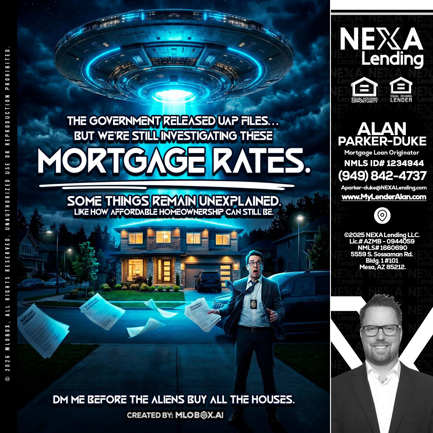 MORTGAGE RATES - Alan Parker-Duke -Mortgage Broker