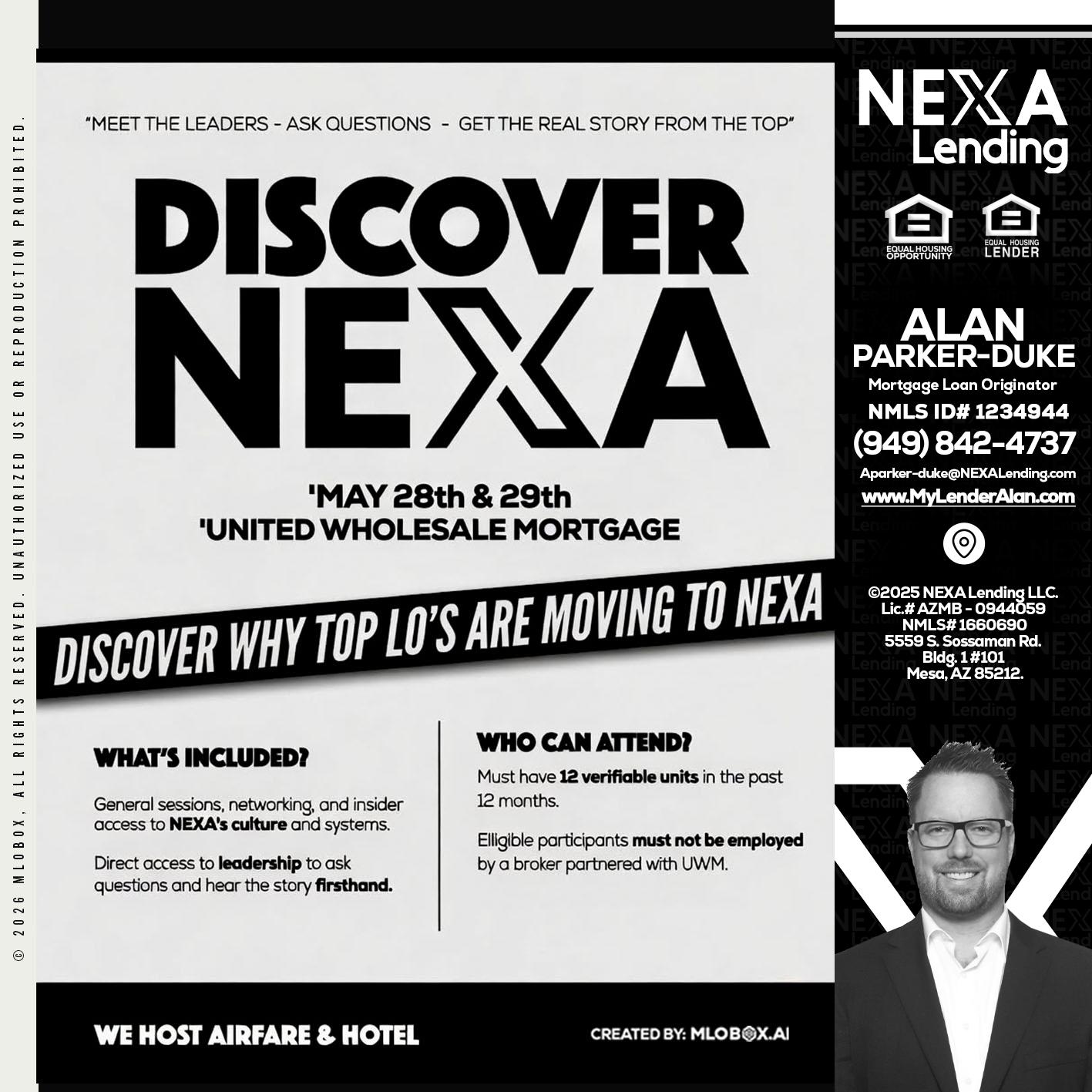 DISCOVER NEXA - Alan Parker-Duke -Mortgage Broker