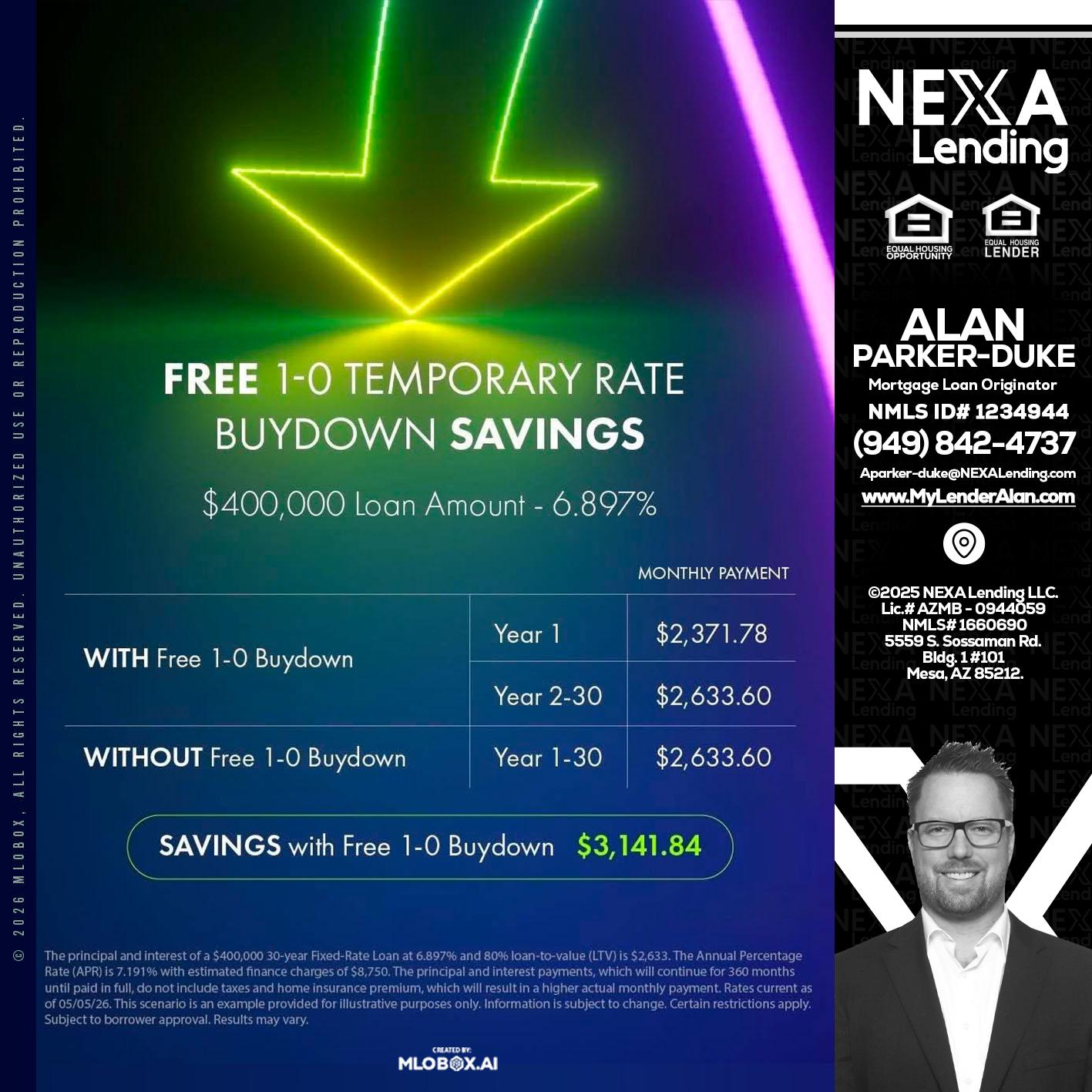 BUYDOWN - Alan Parker-Duke -Mortgage Broker