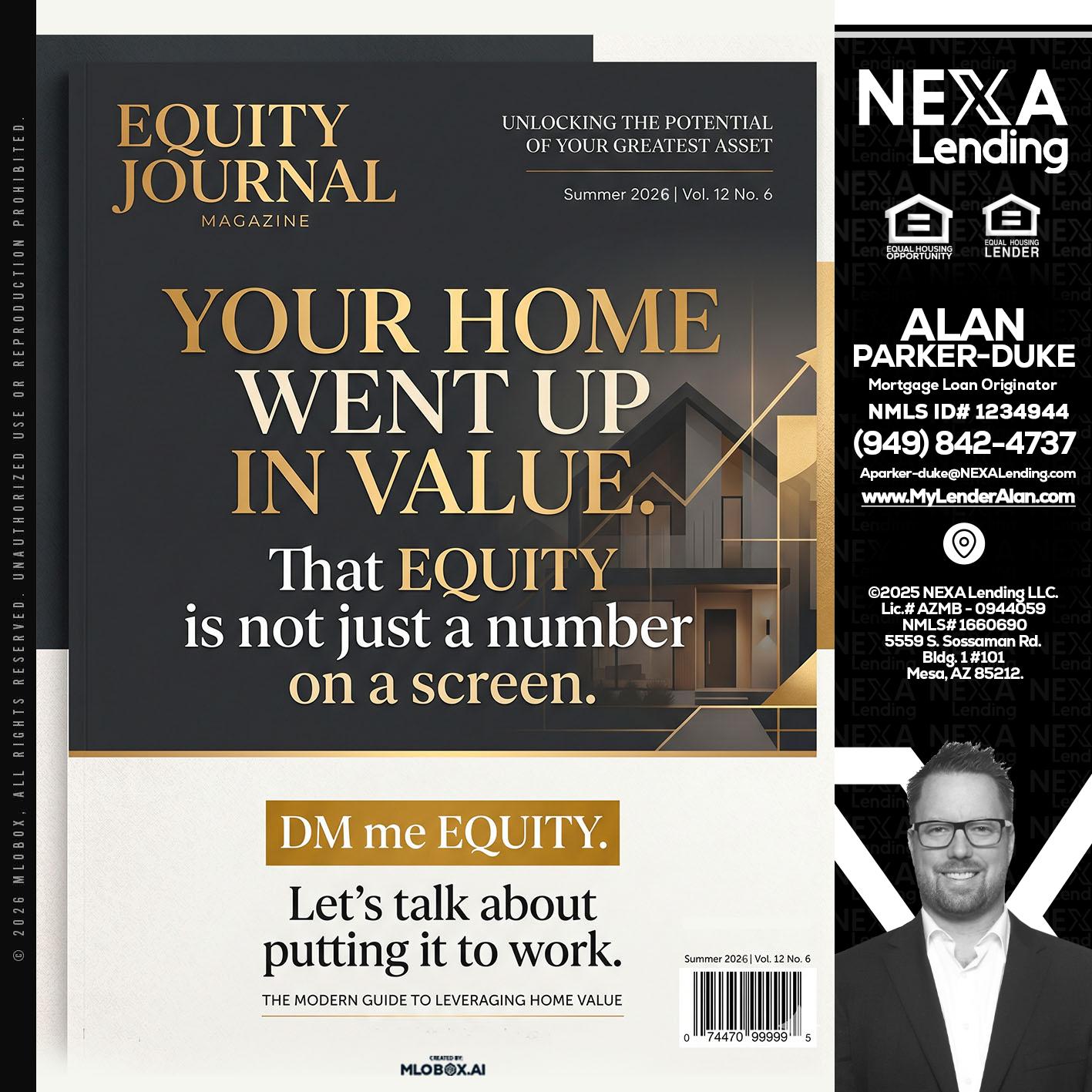YOUR HOME - Alan Parker-Duke -Mortgage Broker