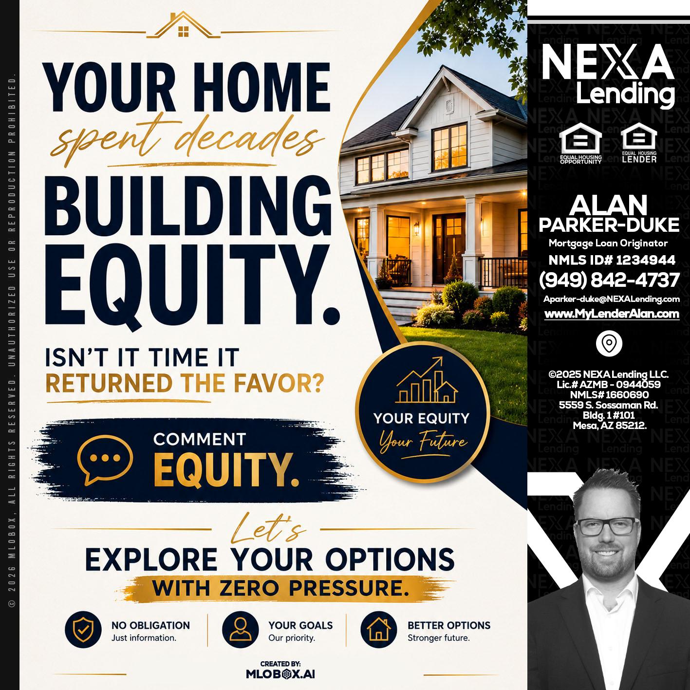 building equity - Alan Parker-Duke -Mortgage Broker