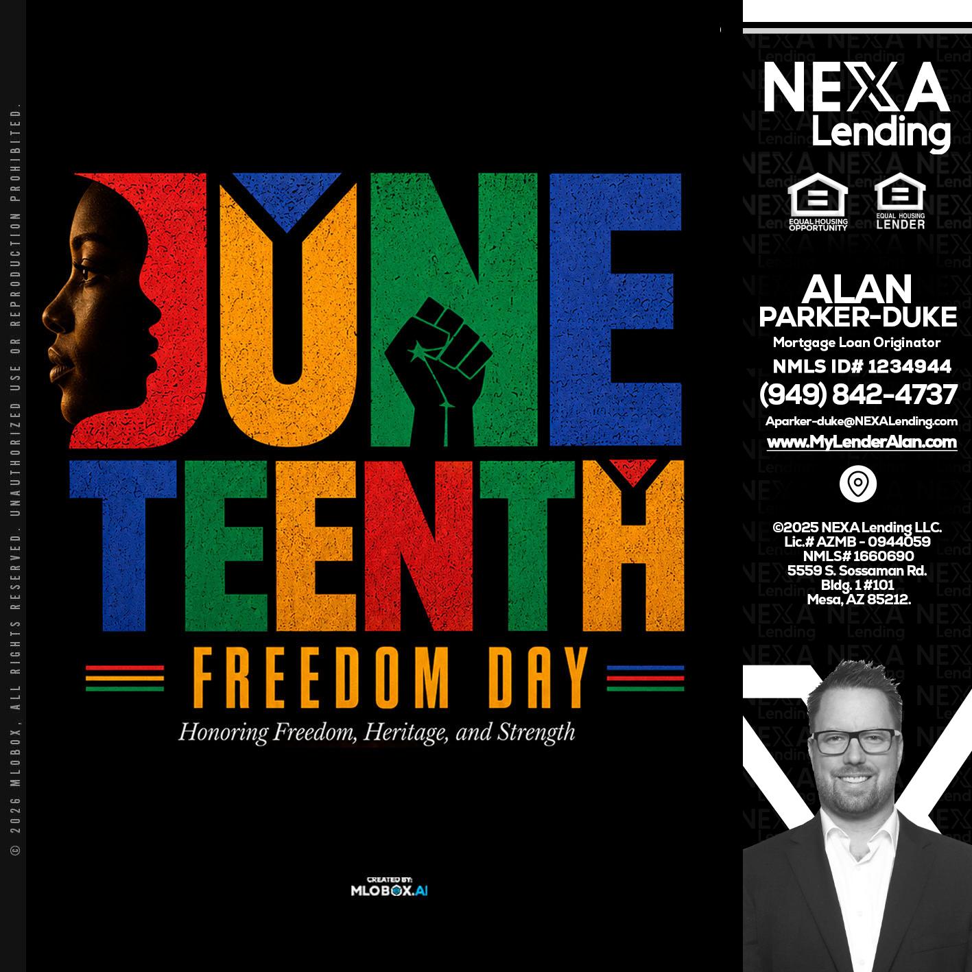 Juneteenth - Alan Parker-Duke -Mortgage Broker