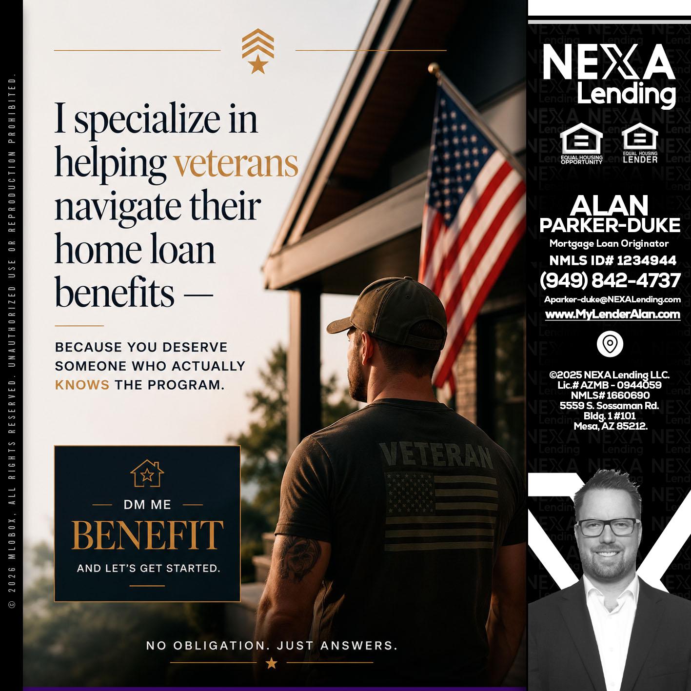 I SPECIALIZE - Alan Parker-Duke -Mortgage Broker
