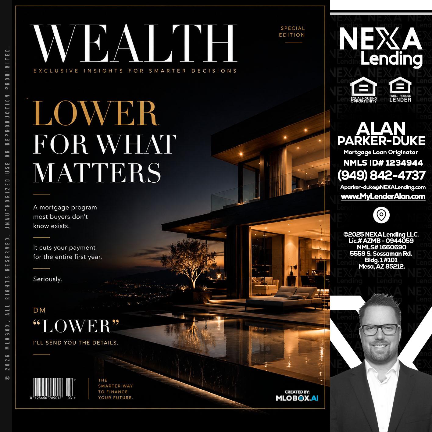 WEALTH - Alan Parker-Duke -Mortgage Broker