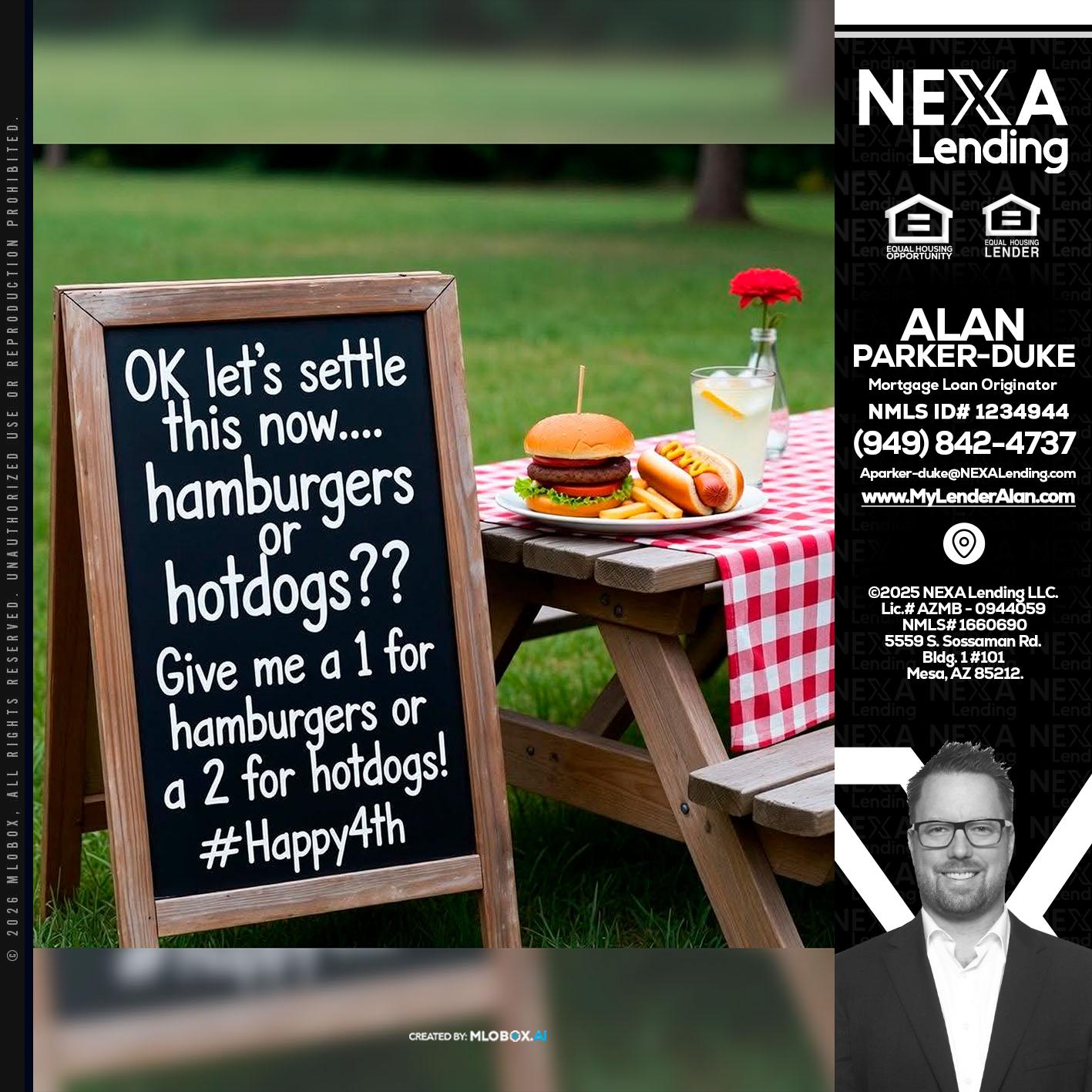 let settle this - Alan Parker-Duke -Mortgage Broker