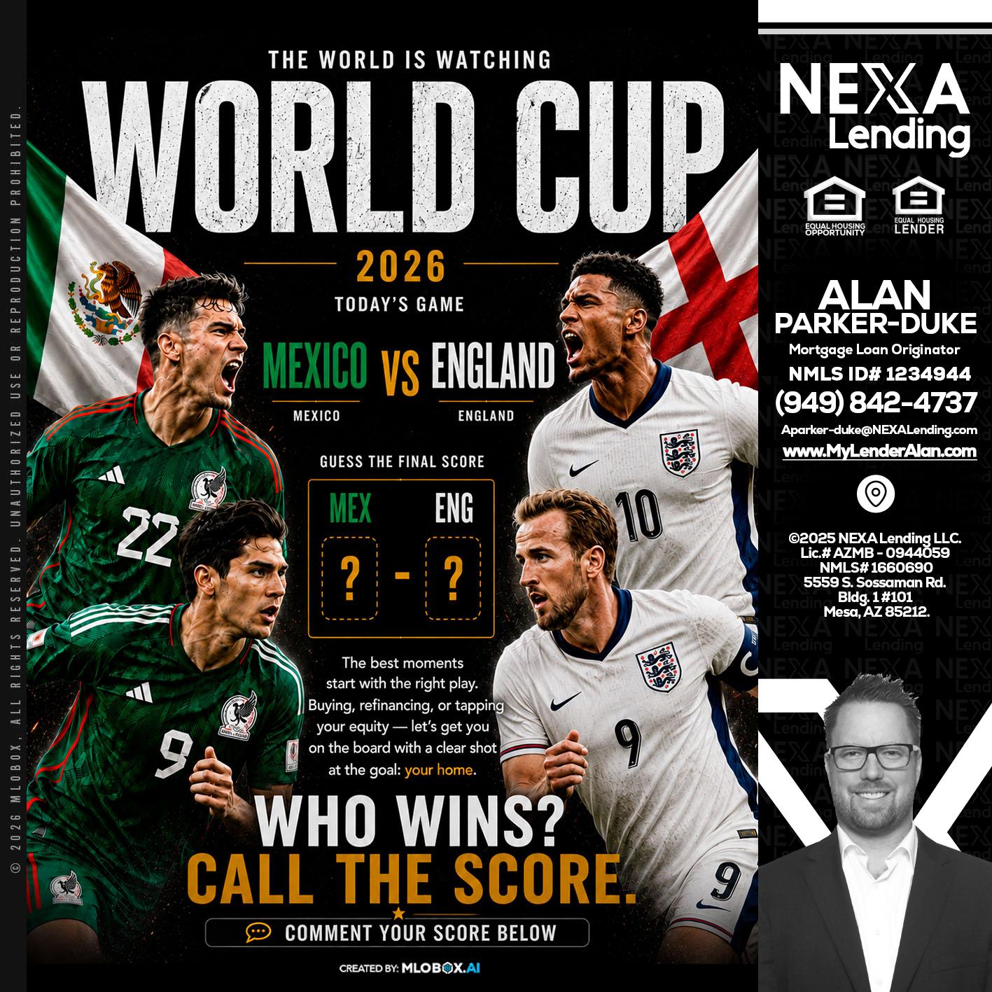 WHO'S WIN - Alan Parker-Duke -Mortgage Broker