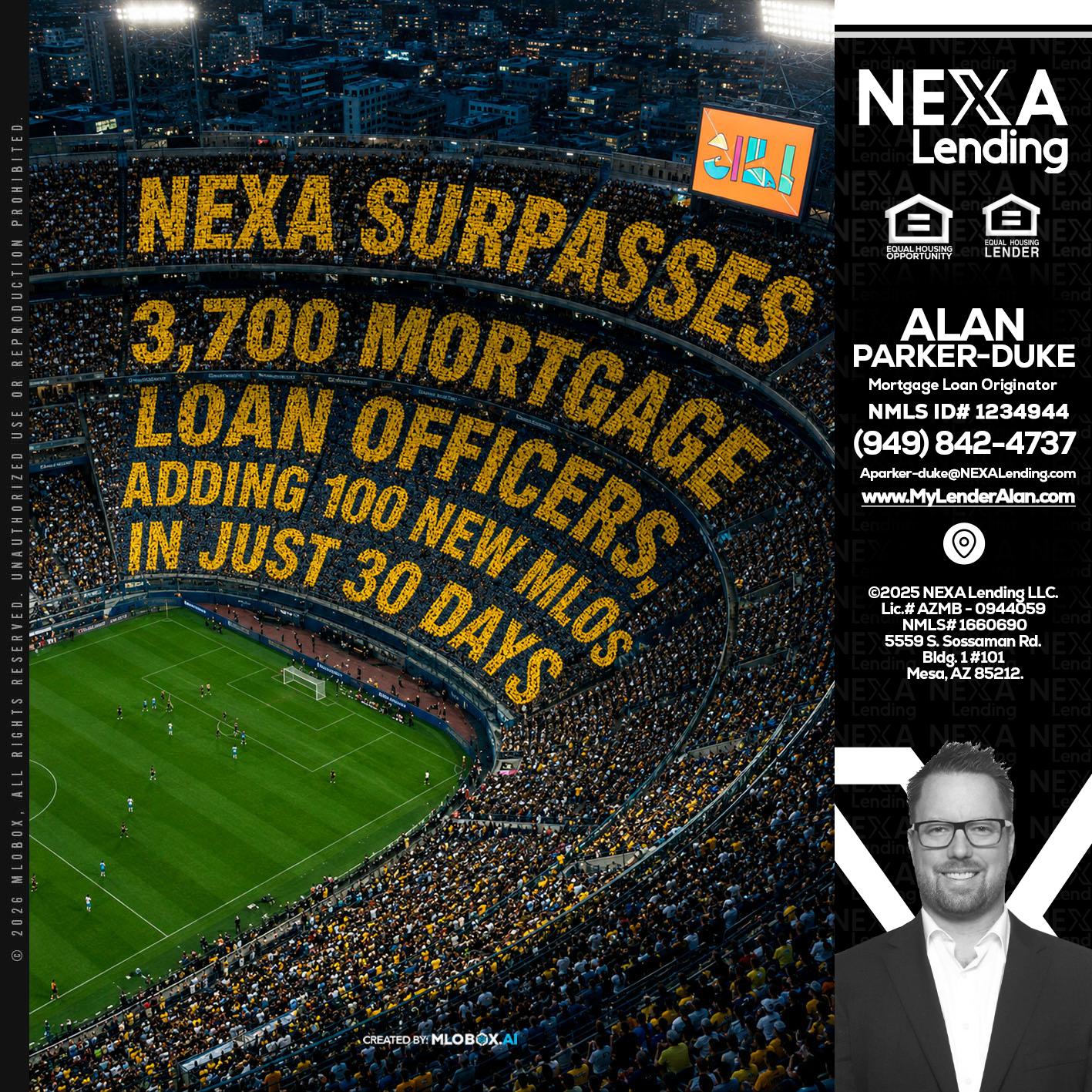 NEXA SURPASSES - Alan Parker-Duke -Mortgage Broker