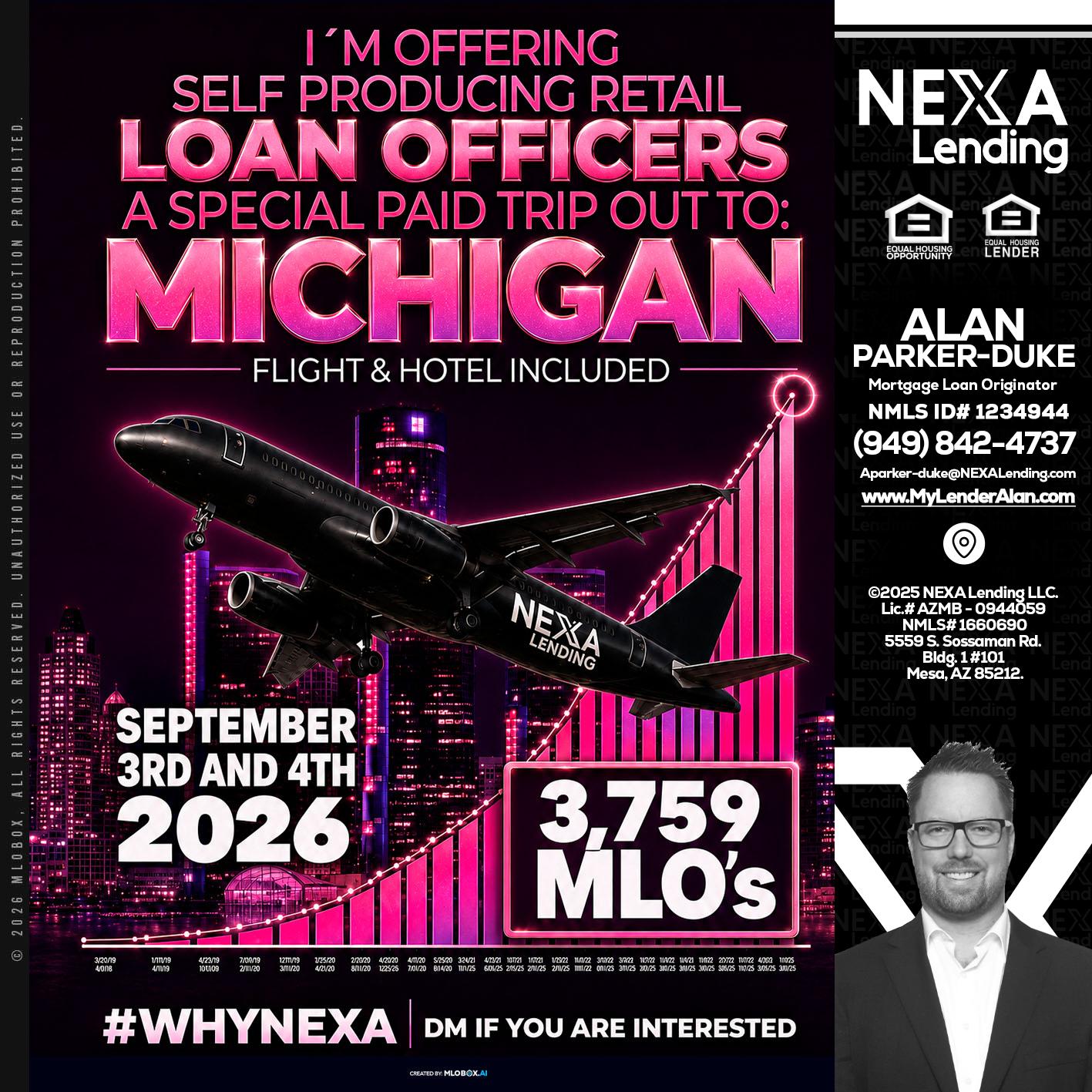 MICHIGAN TRIP - Alan Parker-Duke -Mortgage Broker