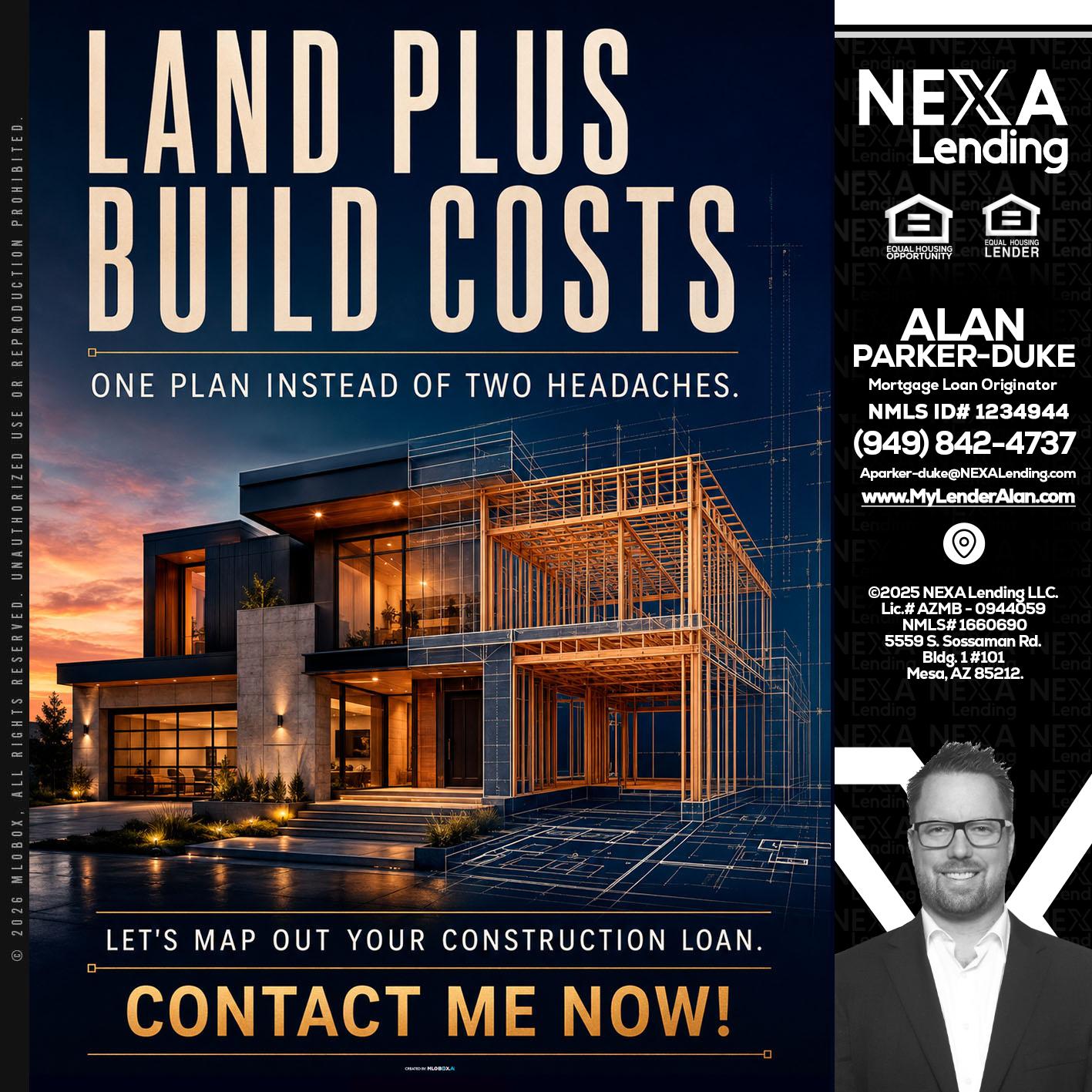 LAND PLUS - Alan Parker-Duke -Mortgage Broker