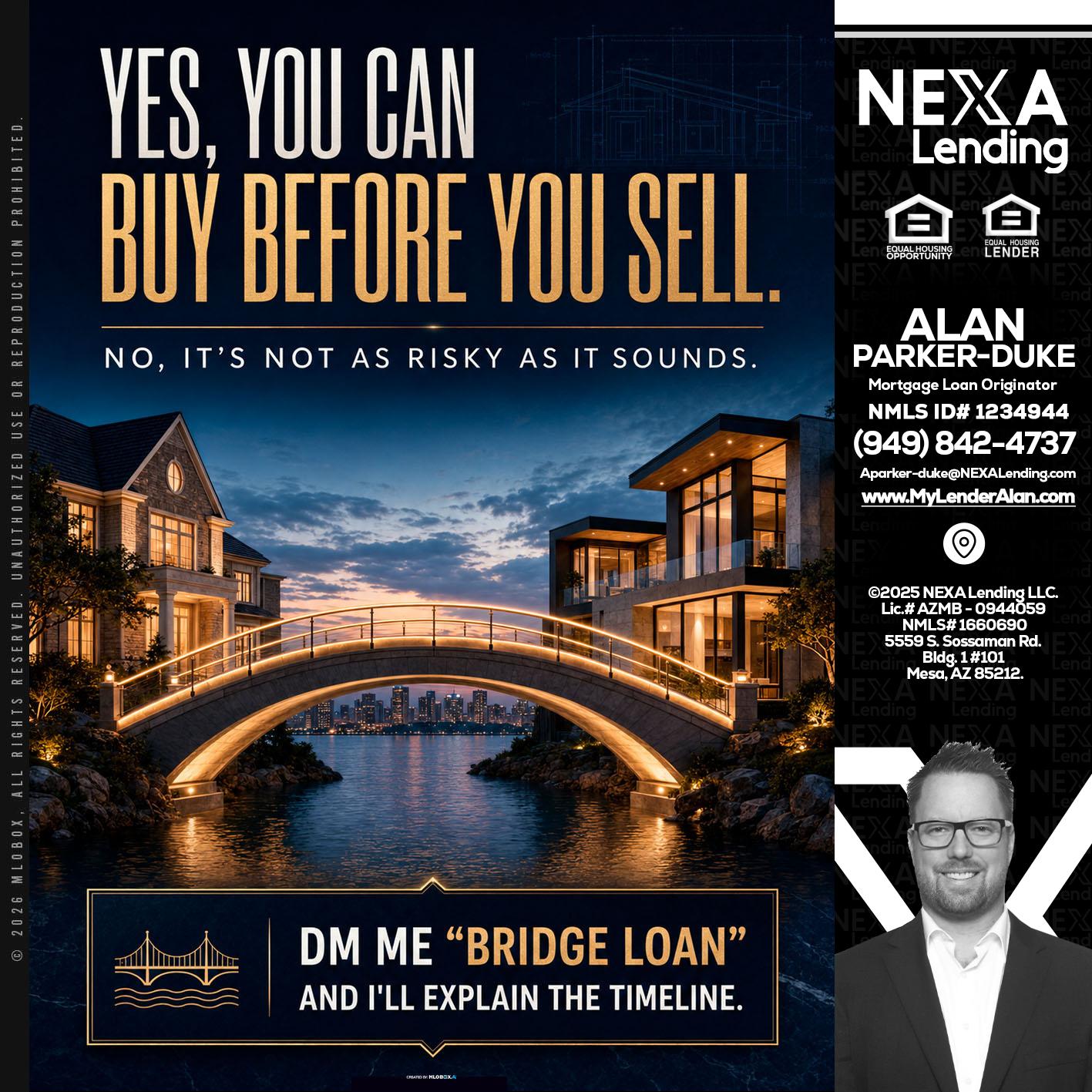 YES, YOU CAN - Alan Parker-Duke -Mortgage Broker