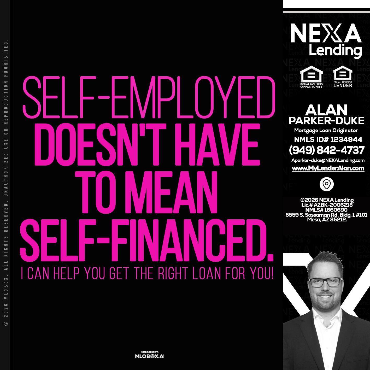 self employed - Alan Parker-Duke -Mortgage Broker