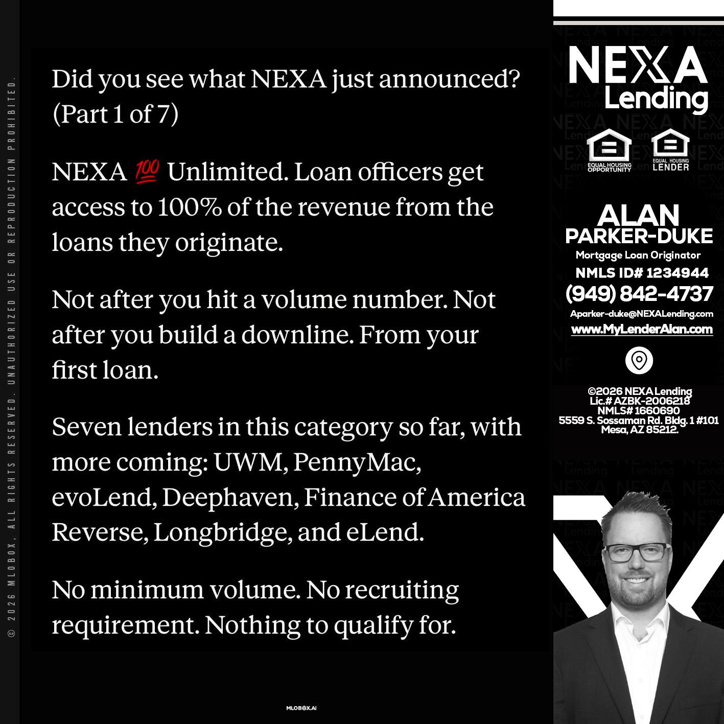 DID YOU KNOW - Alan Parker-Duke -Mortgage Broker