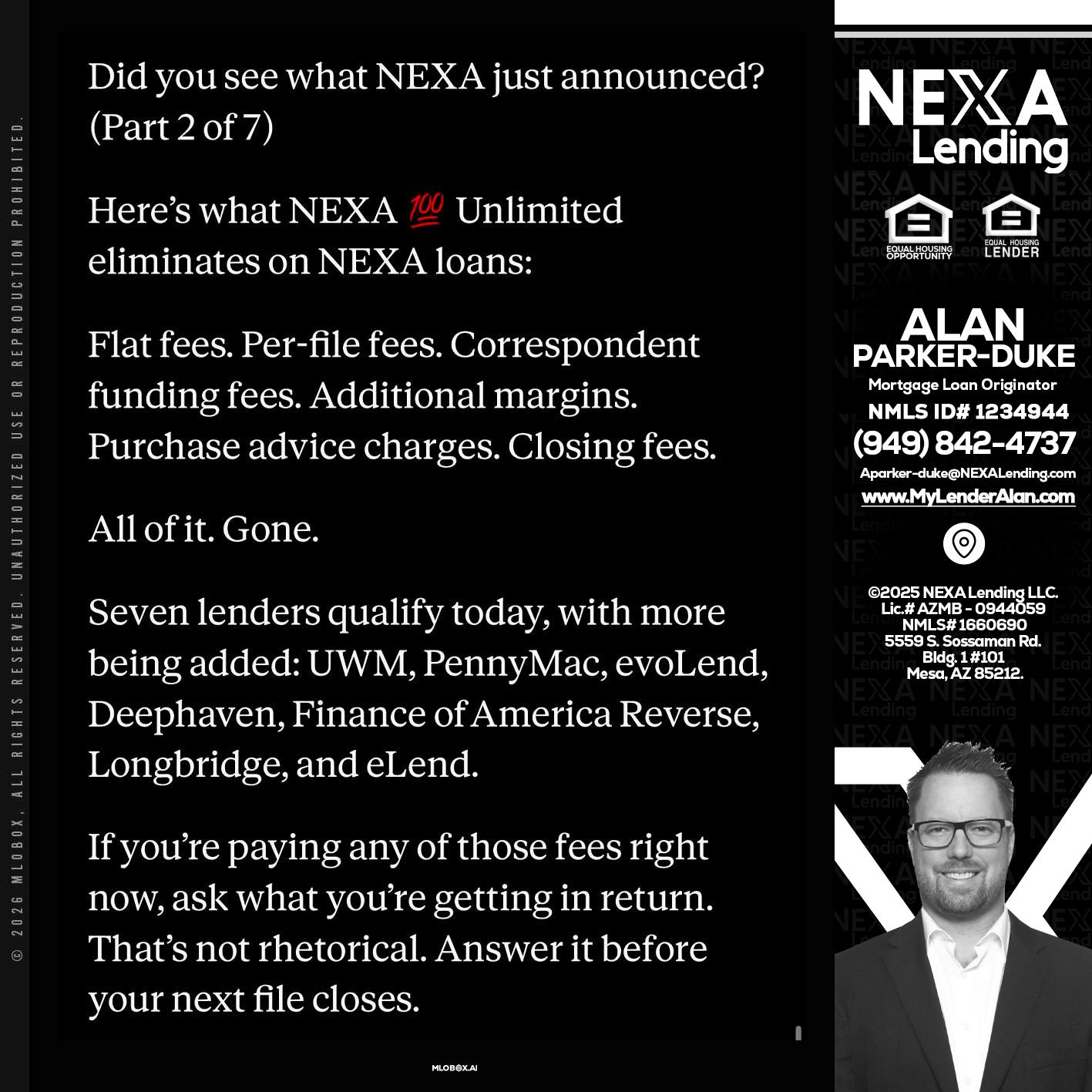 2 OF 7 - Alan Parker-Duke -Mortgage Broker