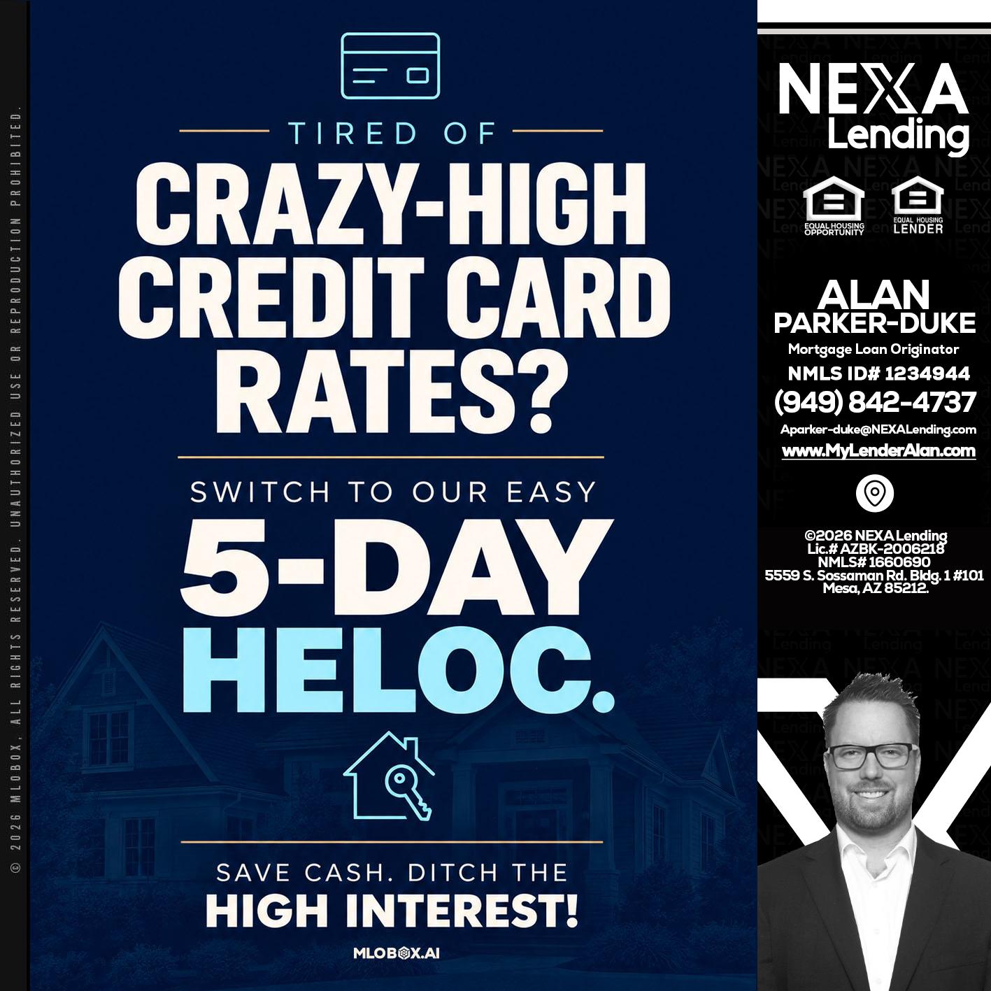crazy high - Alan Parker-Duke -Mortgage Broker