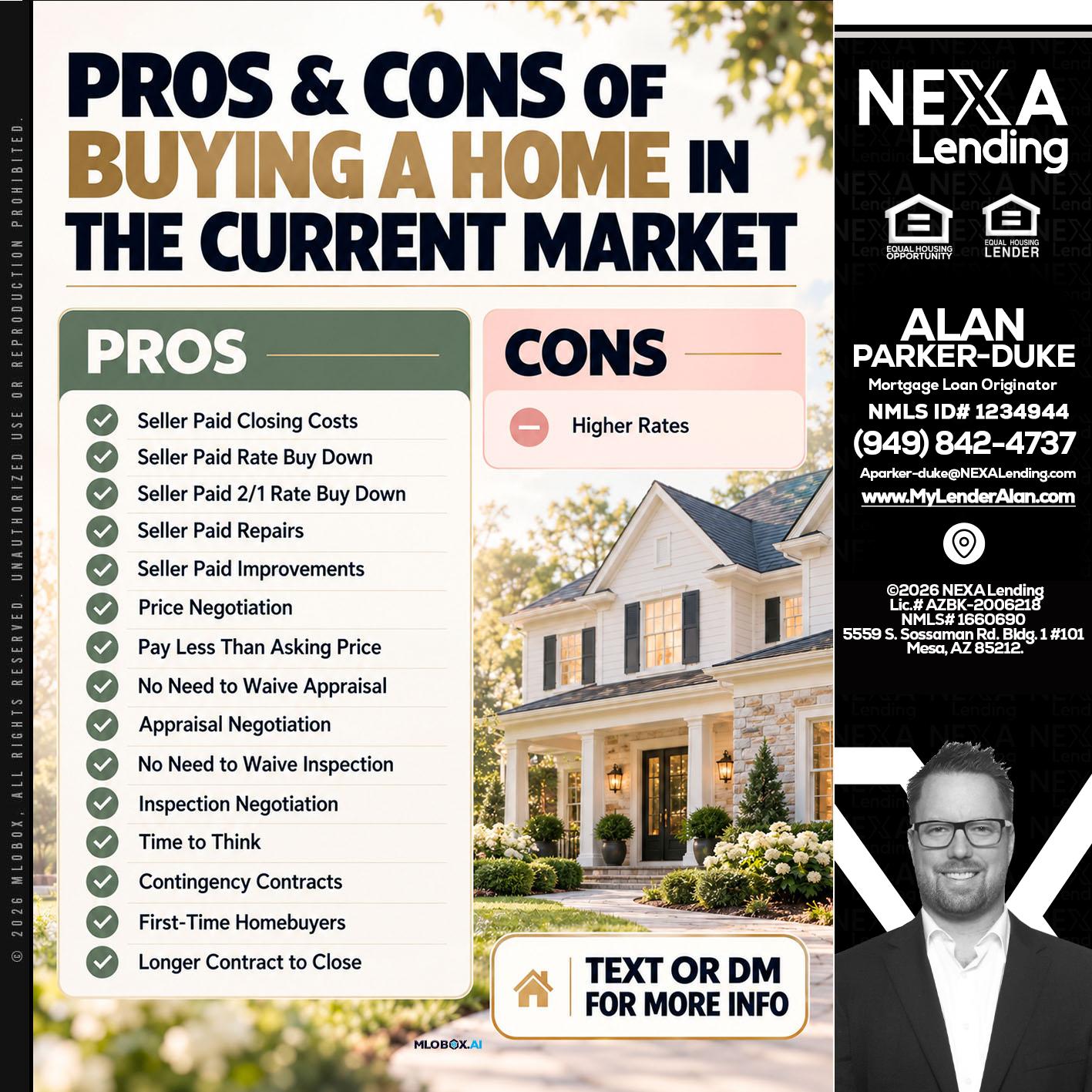 pros and cons - Alan Parker-Duke -Mortgage Broker