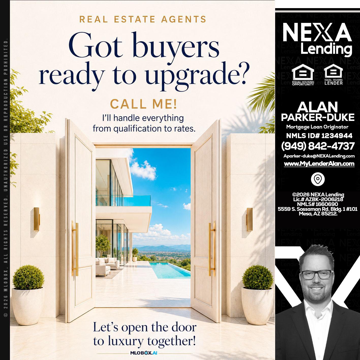 got buyers? - Alan Parker-Duke -Mortgage Broker