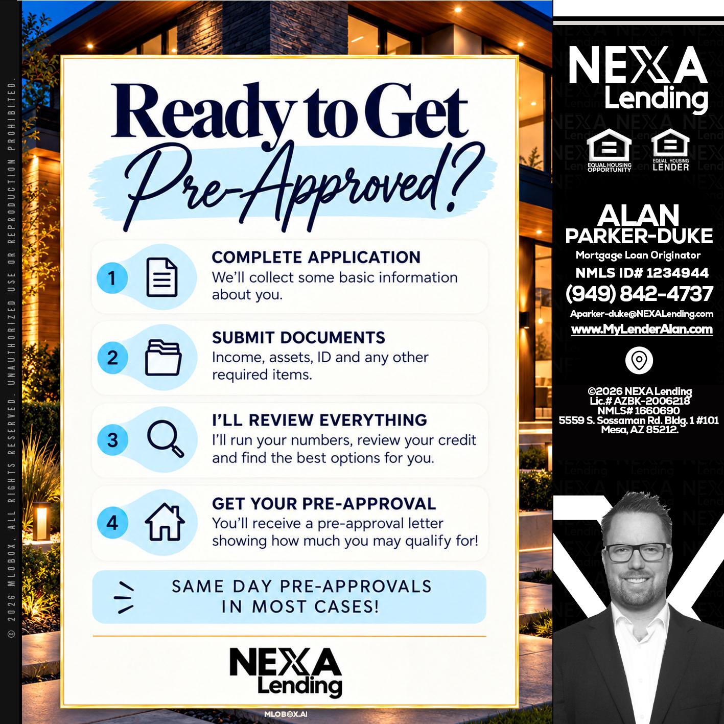 ready to get - Alan Parker-Duke -Mortgage Broker
